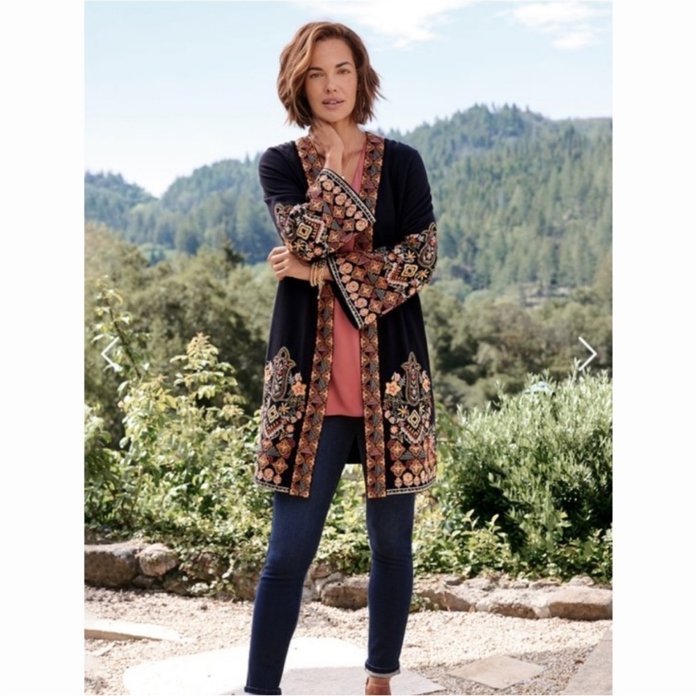Soft Surroundings Fiberworks Kimono